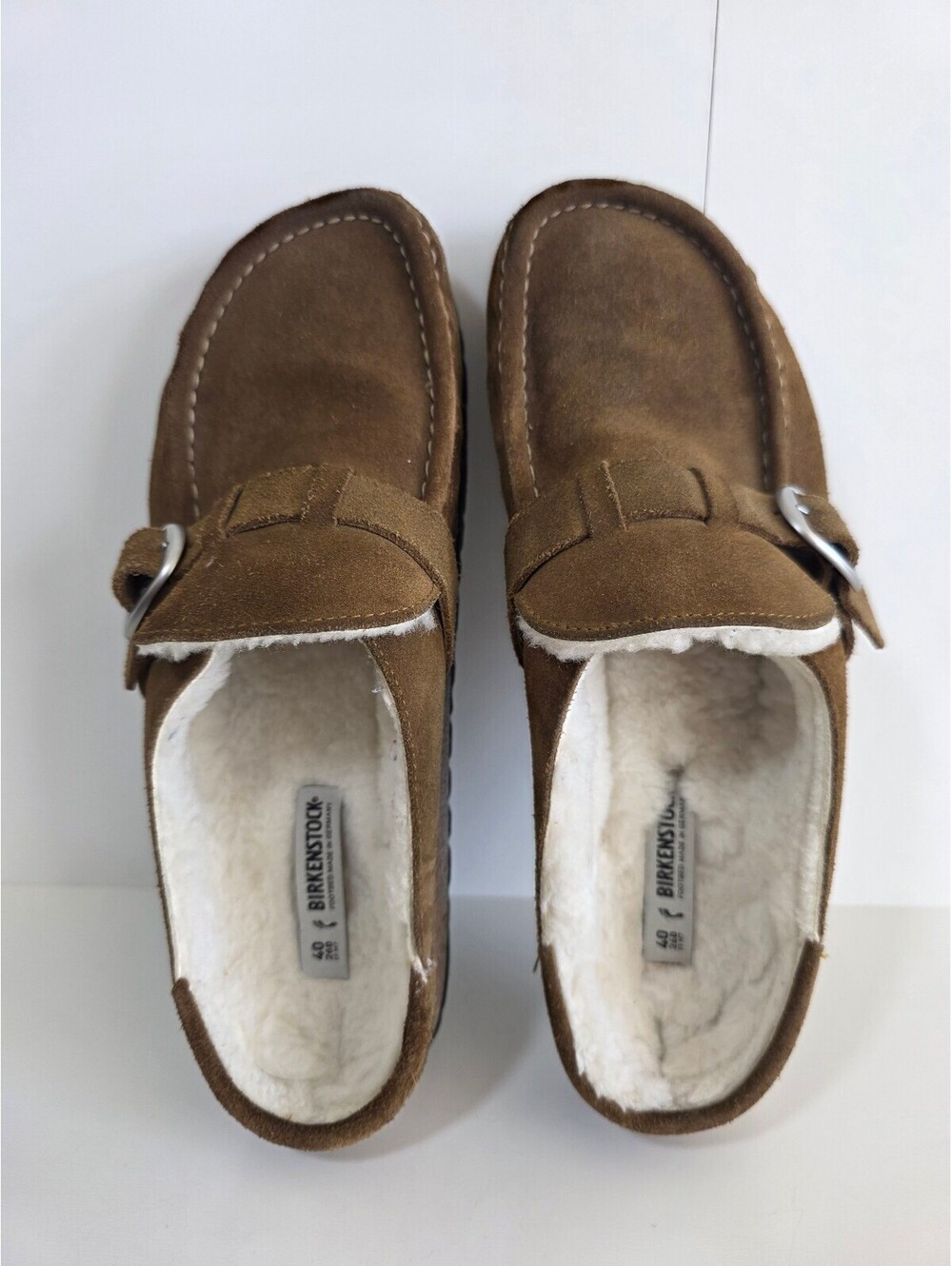 Birkenstock Buckley Shearling Clogs Size 40EU